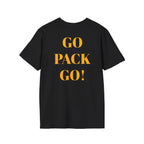 Green Bay -Go Pack Go- Fan T-Shirt - Badger Mascot