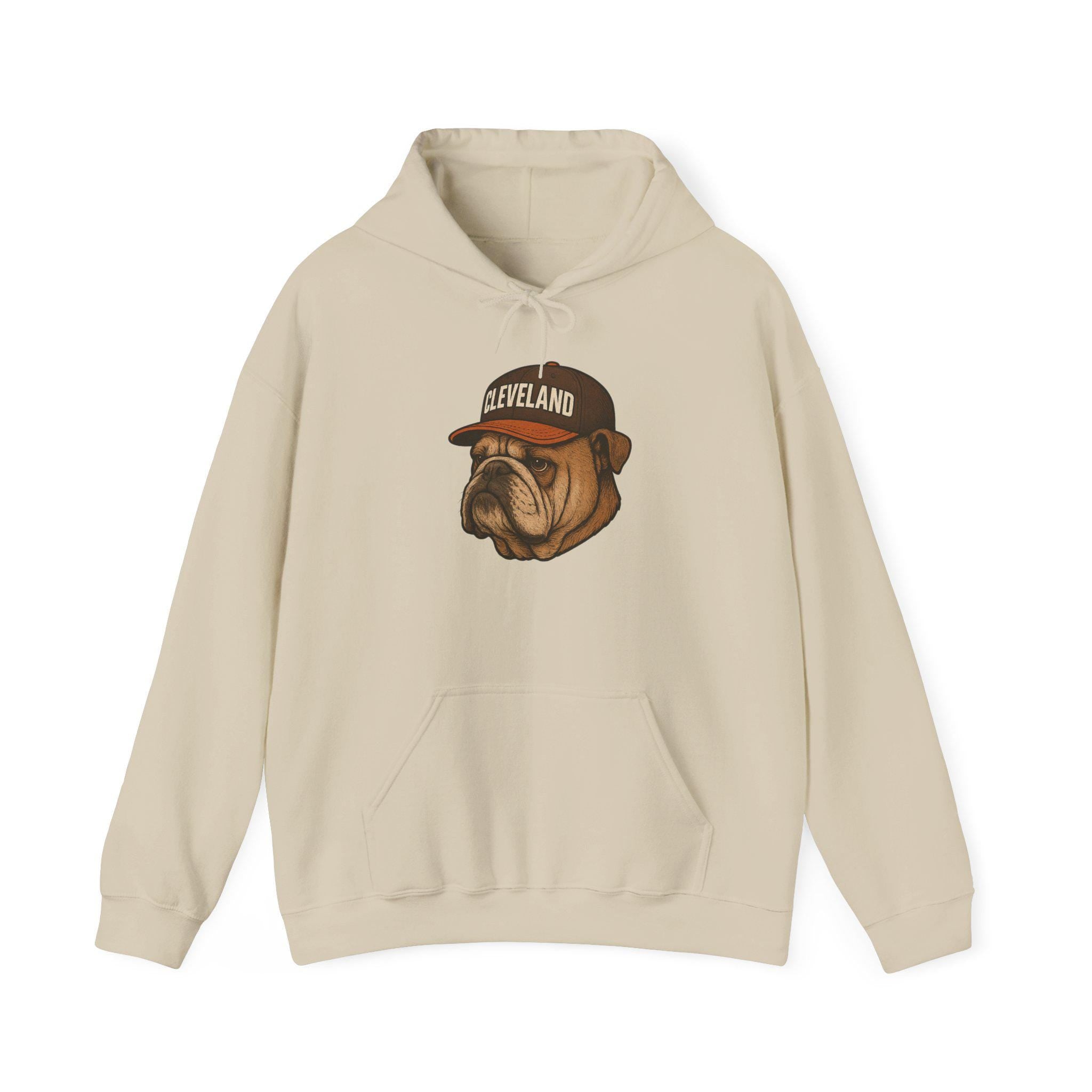 Cleveland "Dawg Pound Forever" Hoodie - Bulldog Mascot - Cleveland Football