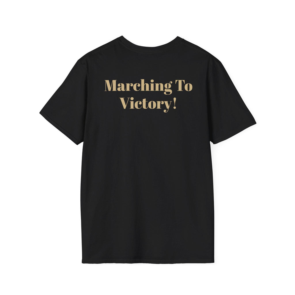 New Orleans Saints -Marching to Victory- Fan T-Shirt - Bulldog Mascot