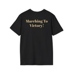 New Orleans Saints -Marching to Victory- Fan T-Shirt - Bulldog Mascot