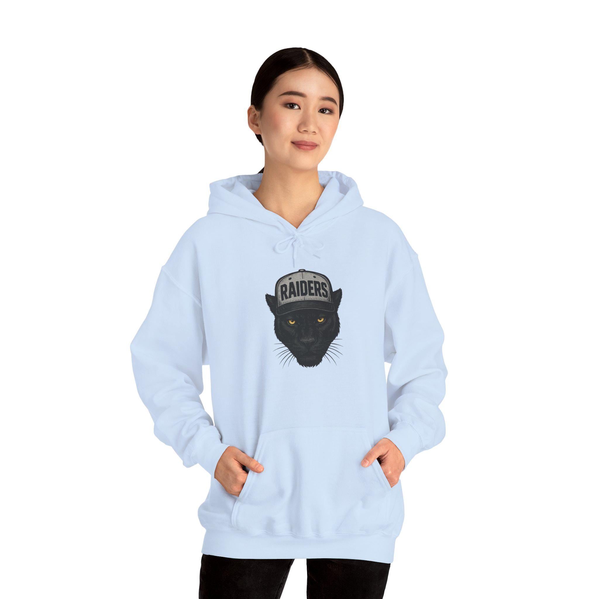 Las Vegas "Raider Nation!" Hoodie - Panther Mascot - Las Vegas Football