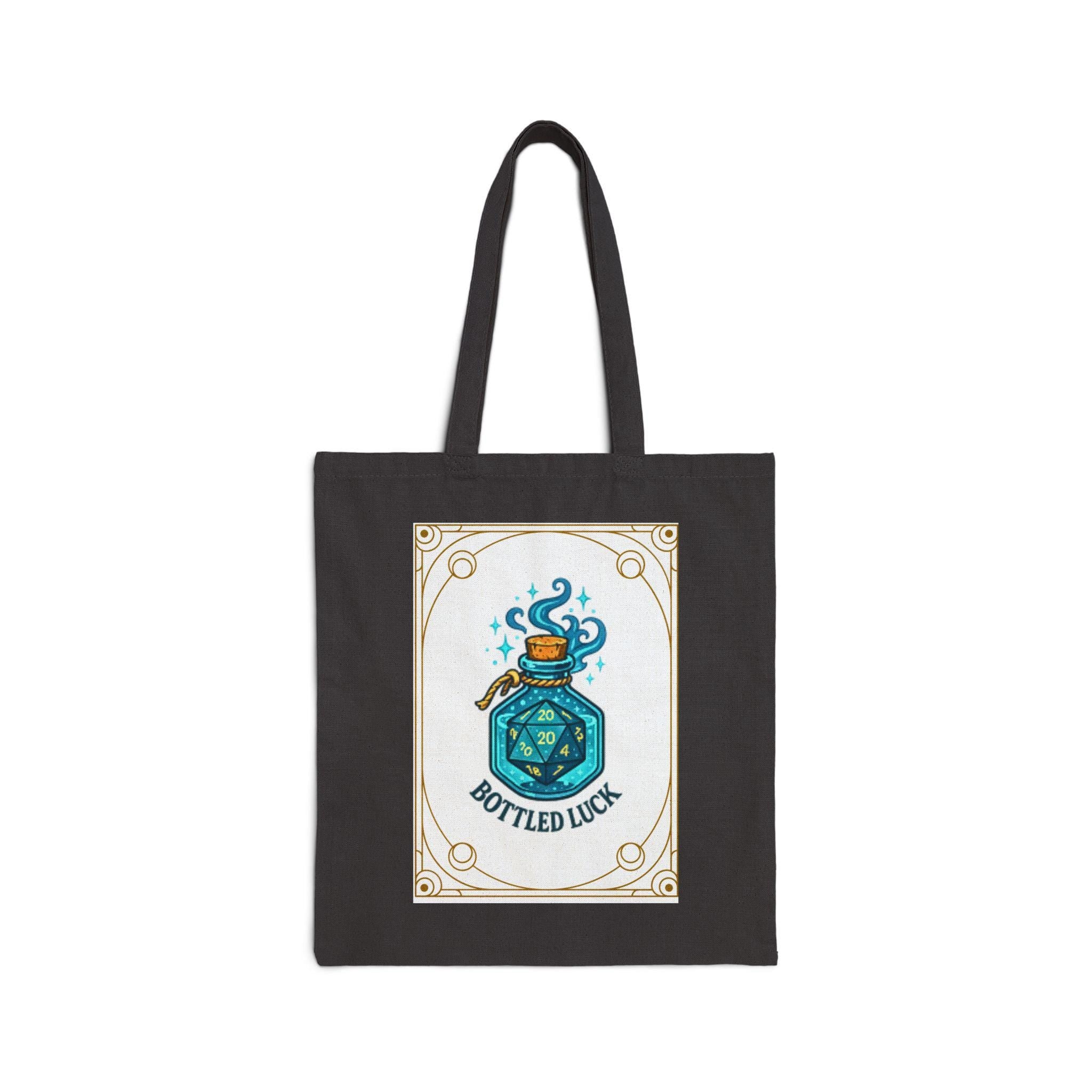 D&D Potion Bottle Canvas Tote Bag: RPG Gamer Gift