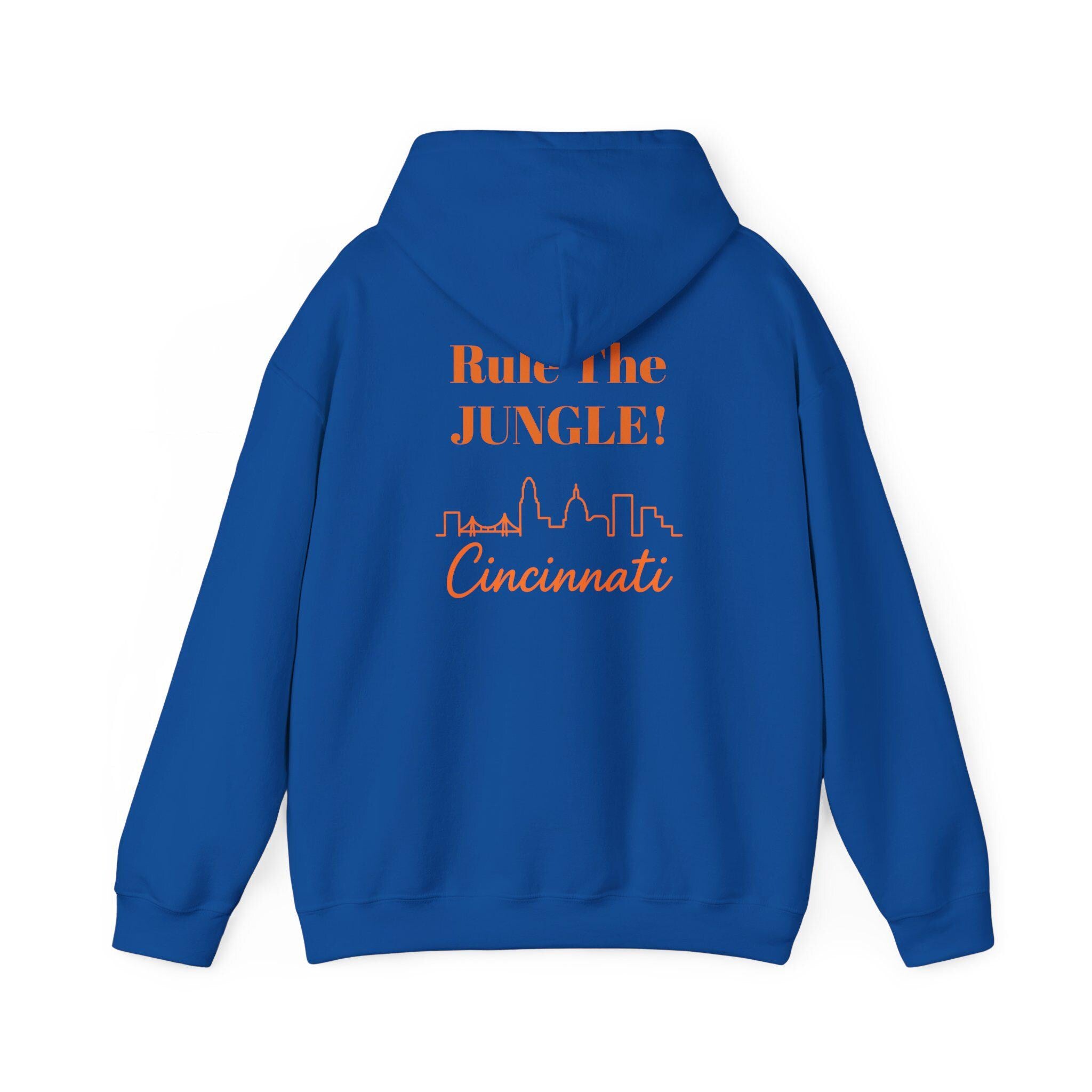 Cincinnati "Rule the Jungle" Hoodie - Tiger Mascot - Cincinnati Football
