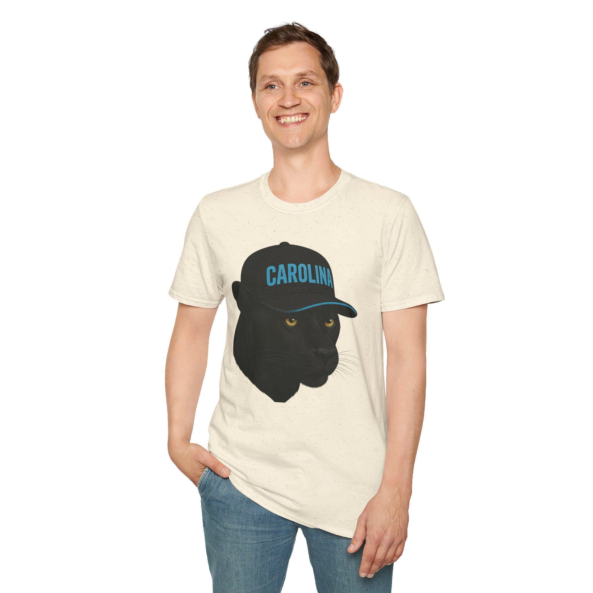 Carolina Panthers -Panther Nation!- Fan T-Shirt - Panther Mascot