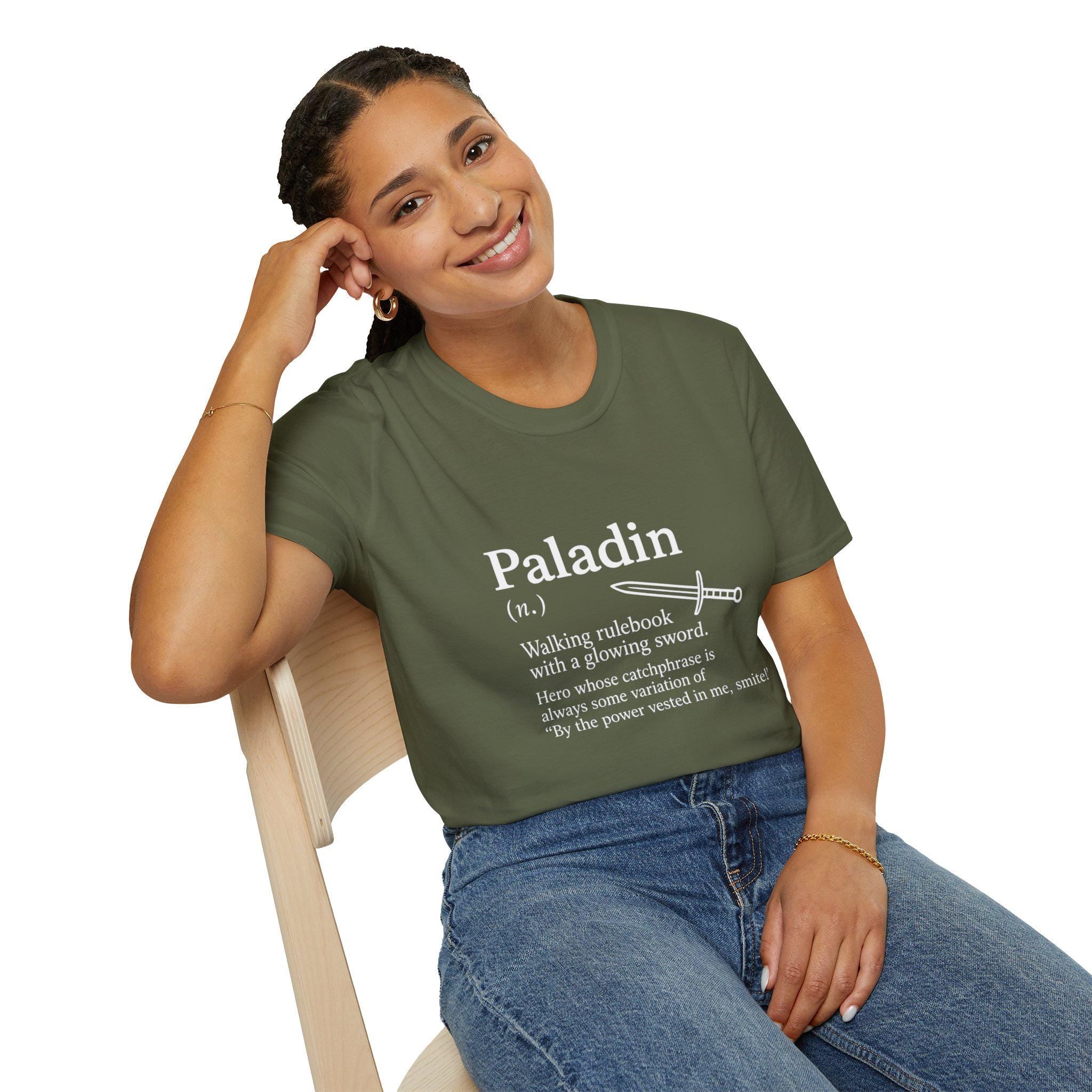 Paladin Class T-Shirt - Funny Dungeons & Dragons Tee