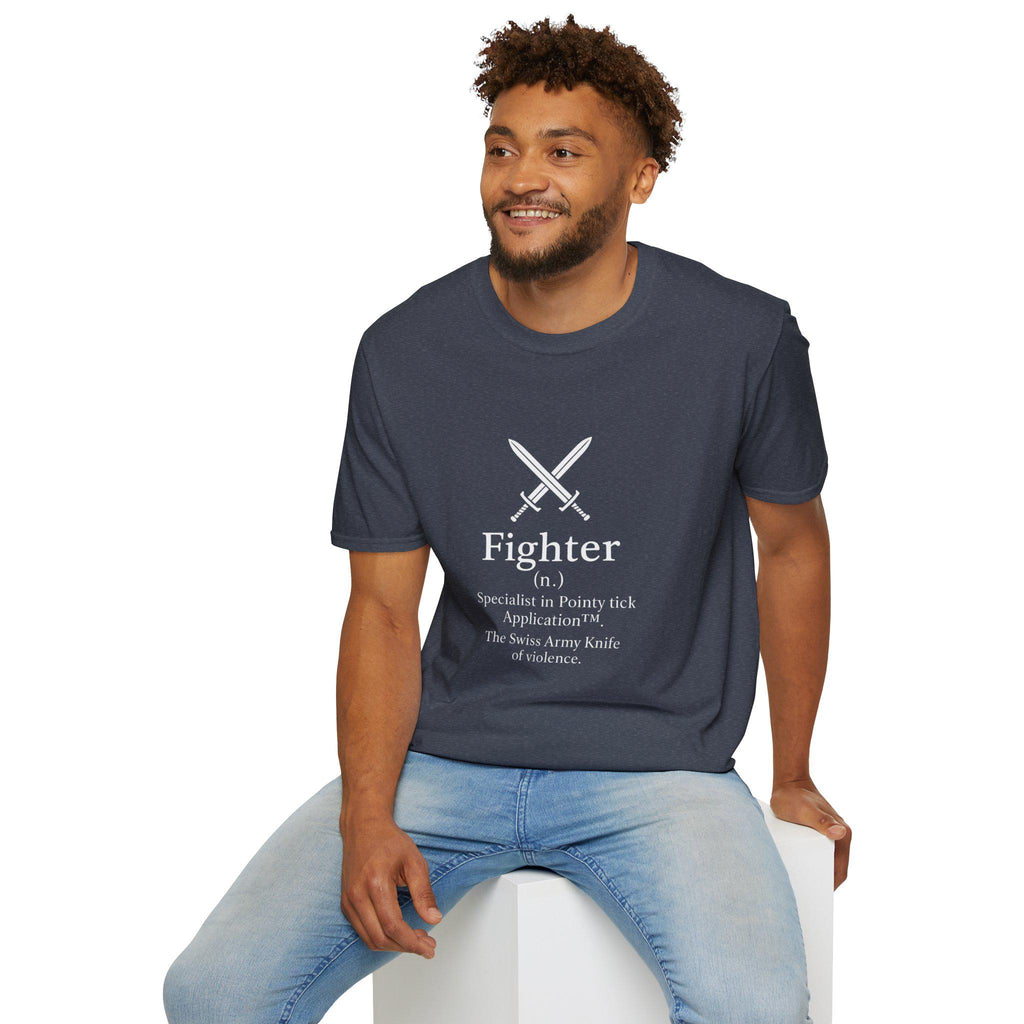 Fighter Class T-Shirt - Funny Dungeons and Dragons Tee