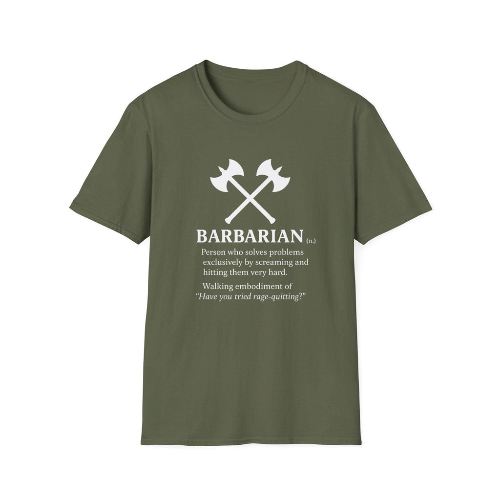 Barbarian Definition T-Shirt - Funny Dungeons and Dragons Tee