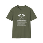 Barbarian Definition T-Shirt - Funny Dungeons and Dragons Tee