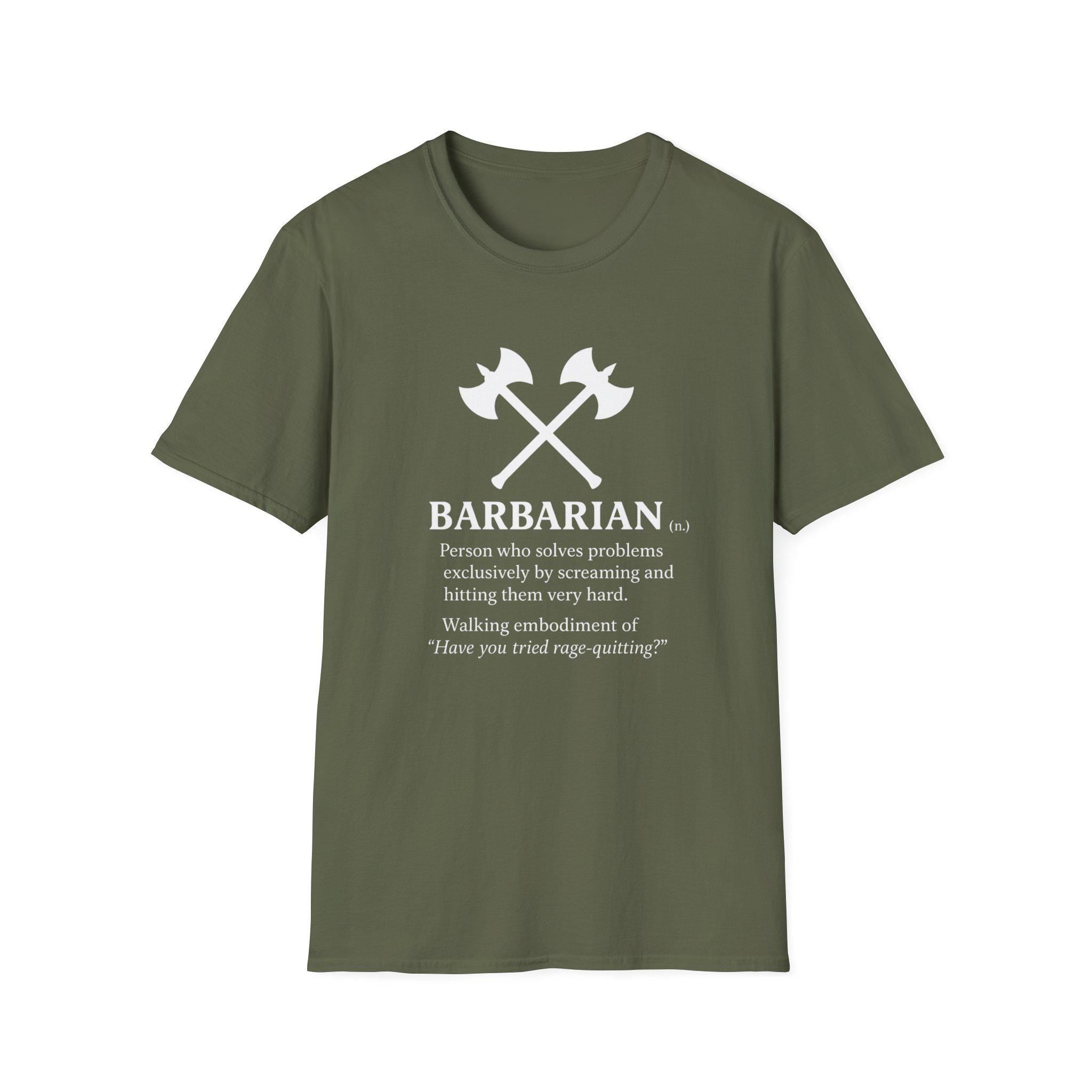 Barbarian Definition T-Shirt - Funny Dungeons and Dragons Tee