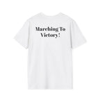 New Orleans Saints -Marching to Victory- Fan T-Shirt - Bulldog Mascot