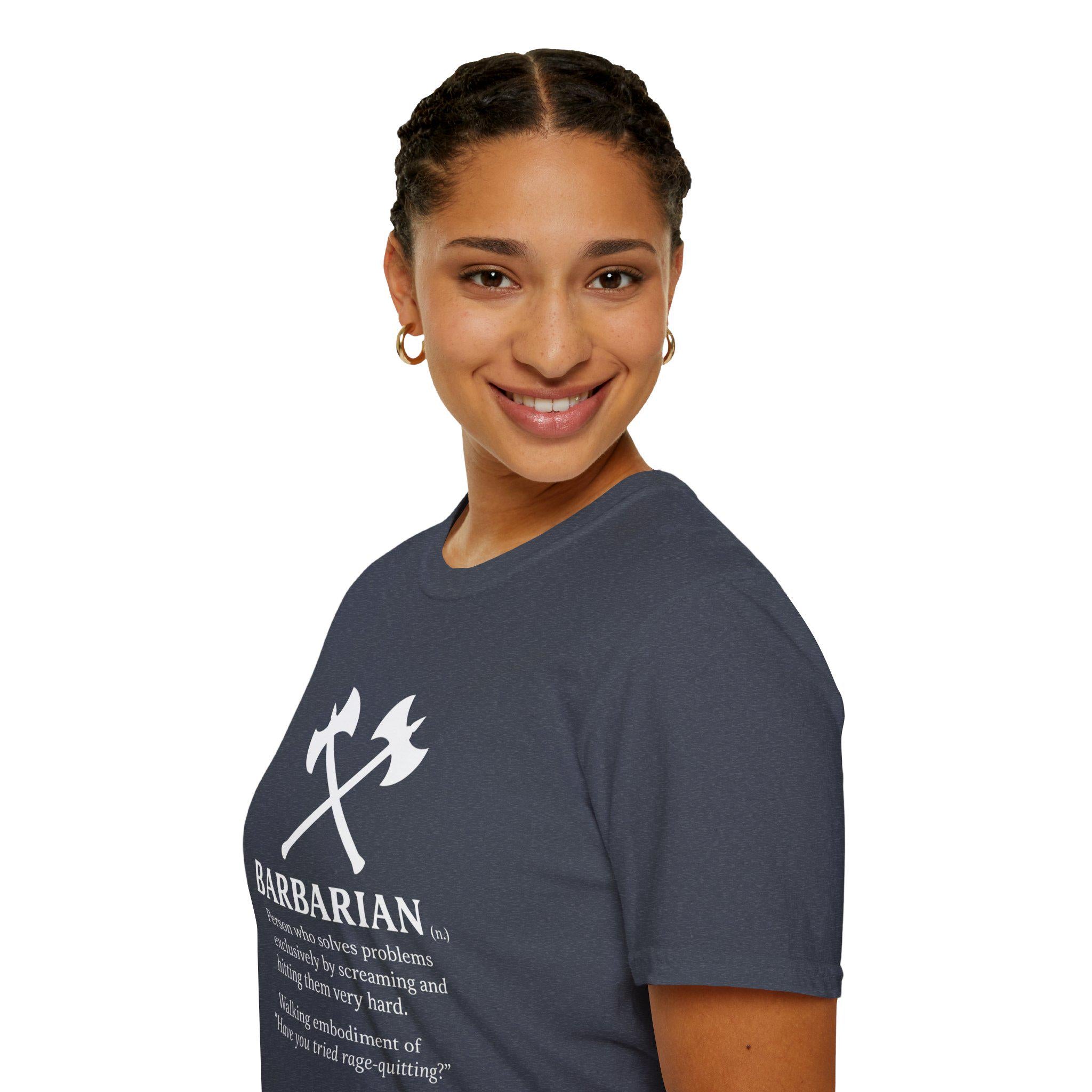 Barbarian Definition T-Shirt - Funny Dungeons and Dragons Tee
