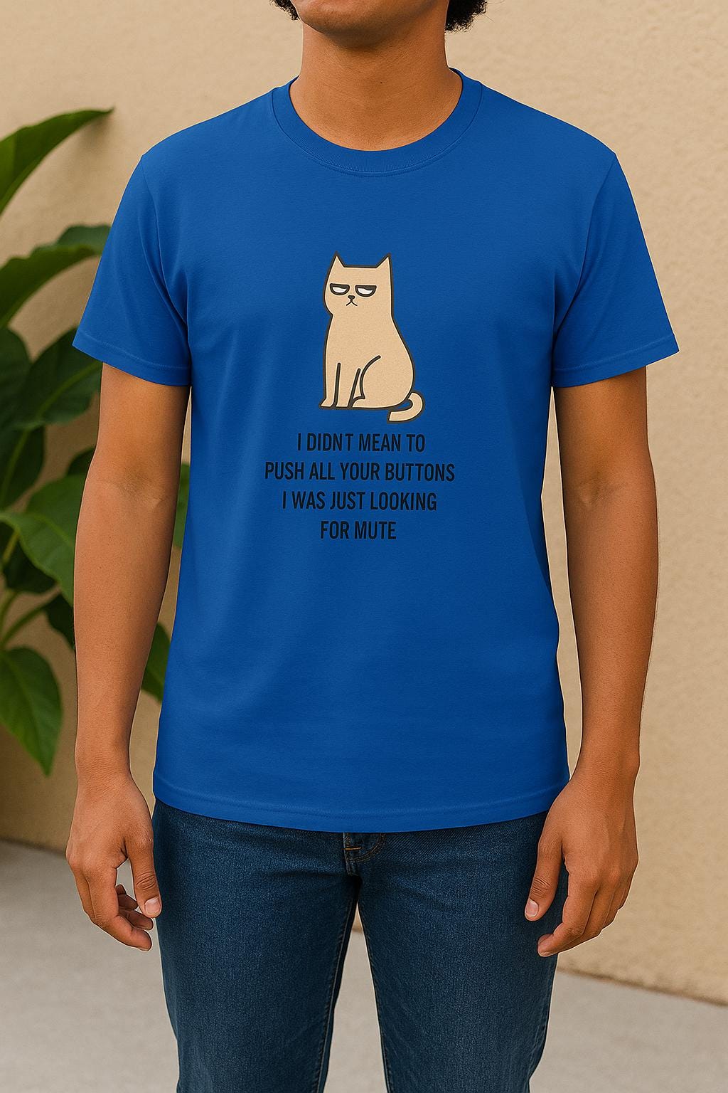 Looking for Mute Cat T-Shirt