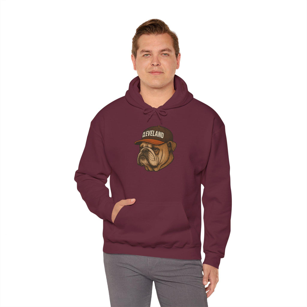 Cleveland "Dawg Pound Forever" Hoodie - Bulldog Mascot - Cleveland Football