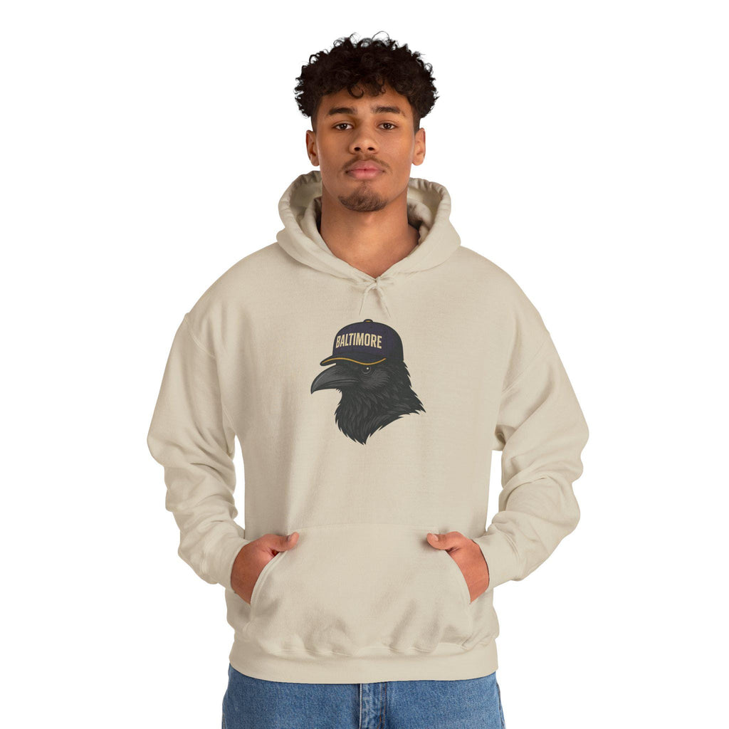 Baltimore Ravens FLOCK Hoodie, Raven Mascot, Baltimore Football