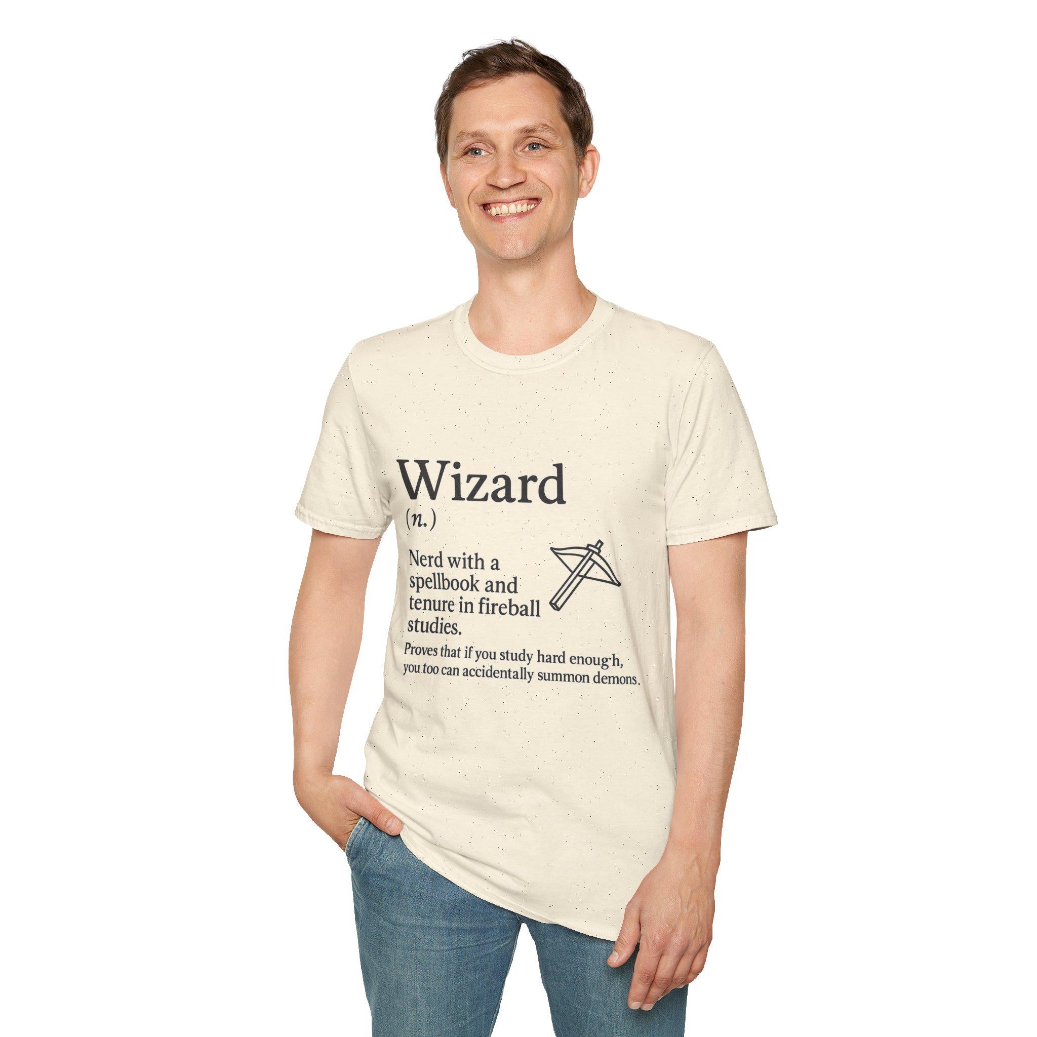 Wizard Class T-Shirt - Funny Dungeons & Dragons Tee