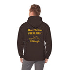 Pittsburgh "Here We Go Steelers" Hoodie - Bear Mascot - Pittsburgh Football
