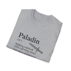Paladin Class T-Shirt - Funny Dungeons & Dragons Tee
