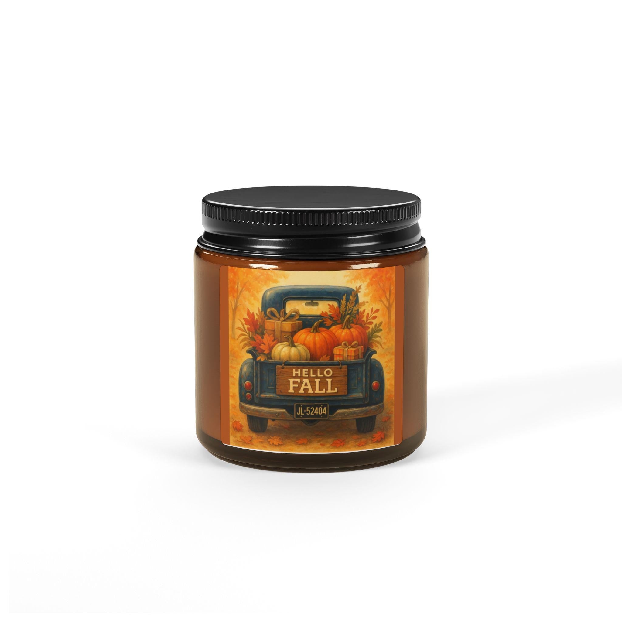Autumn Harvest Scented Soy Candle - Fall Aromatherapy, Home Decor, Relaxation Gift, Seasonal Candle